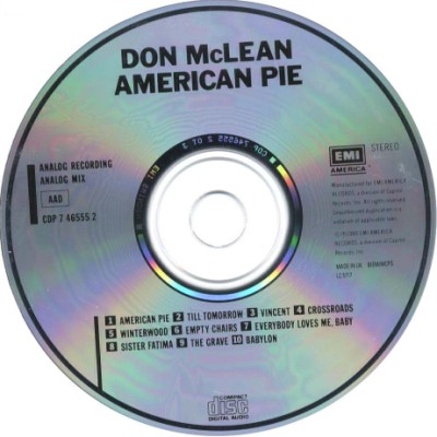 Don McLean - American Pie CD