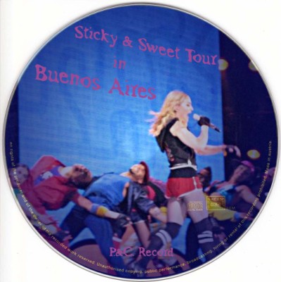 Madonna - Sticky & Sweet Tour in Buenos Aires Cd